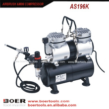 Airbrush Compressor Kit with 3.5L tank make up mini pump